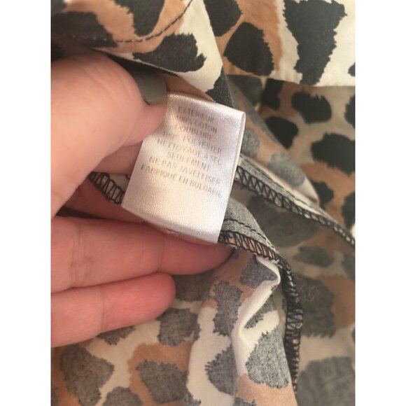 Sea New York Cheetah Print Tiered Ruffle Dress Size 4 - Picture 6 of 11